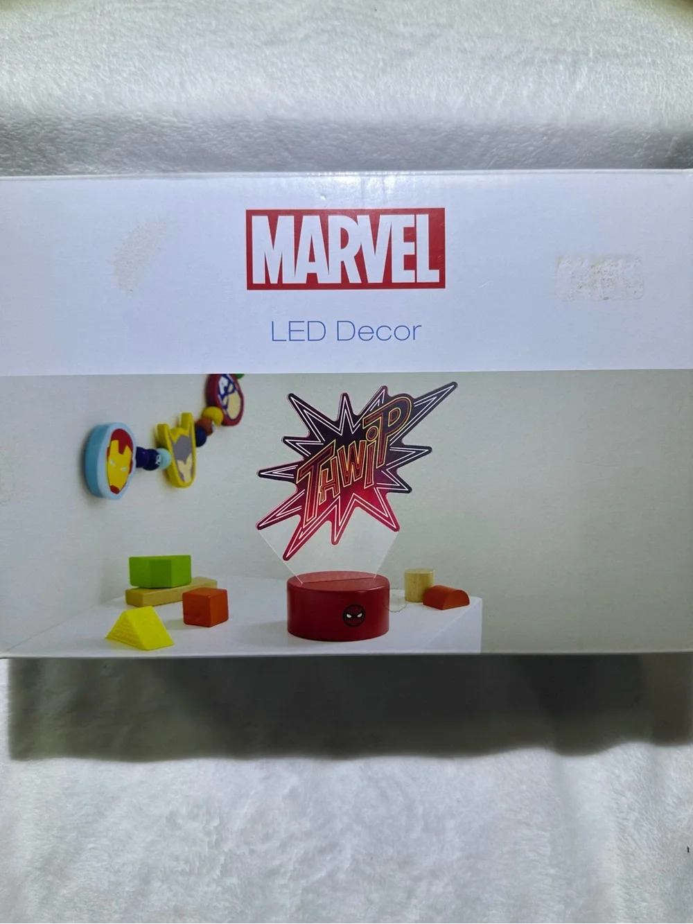Marvel Spider-Man THWIP LED Decor Table Lamp Acrylic Night Light